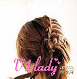 编发之蝎子头编发的编法